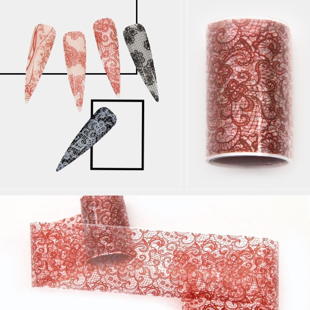 Laser Nail Stickers Black White Nail Decals Professional Nail Foils  Nail Decoration
