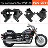 Motorcycle Accessories For Yamaha Vstar Xvs1100 Xvs 1100 1999-2011 Black Chrome Cowl Wire Covers Side Frame Guard Neck Cover