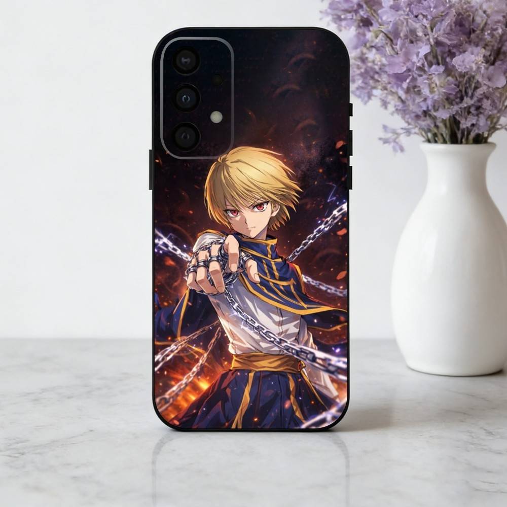 H-Hunter X H-Hunter K-Kurapika Phone Case For Samsung Galaxy A73,A72,A71,A70,A53,A52,A51,Soft Silicone Black Cover
