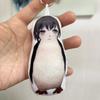 Takamatsu Tomori Penguin Voice Keychain Playful Squawking Sound Plush Pendant Gag Plaything Novelty Bag Charm Student Present