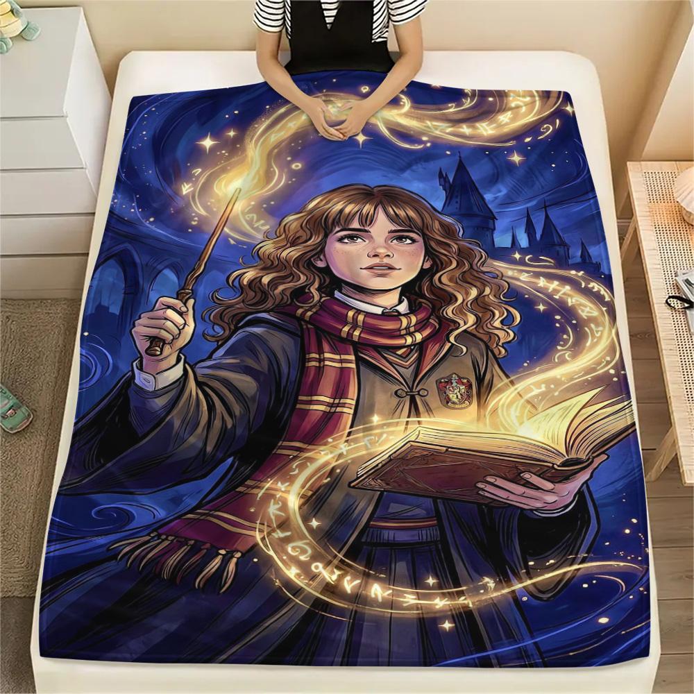 Hermione Magic Book Blanket Camping Trip Suitable For All Seasons Office Rest Blanket Sheet Christmas Gifts