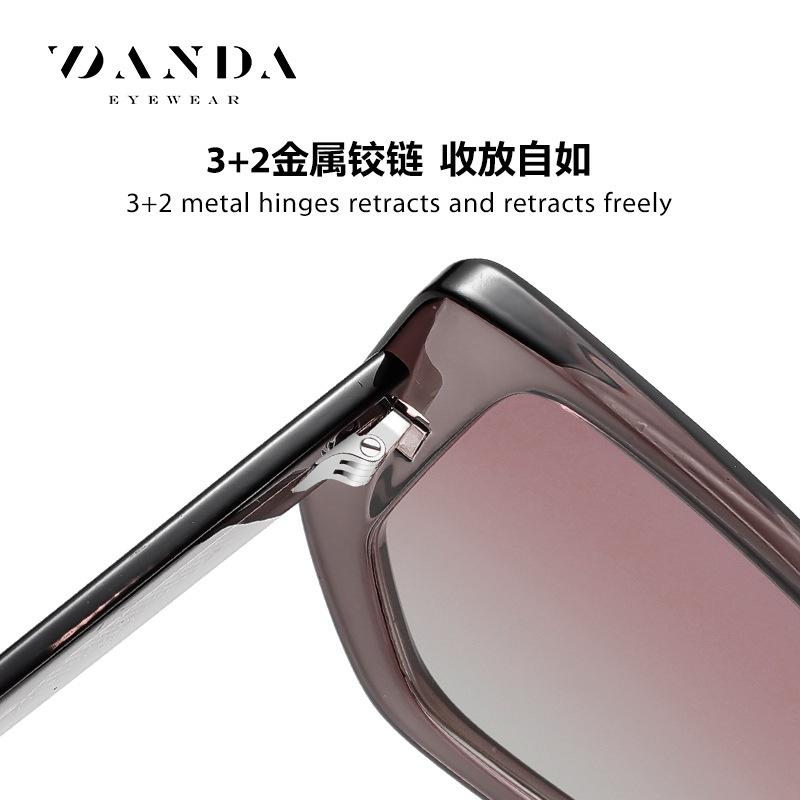 New personalized polarized sunglasses trendy thin face plate sunglasses full frame high-end glasses