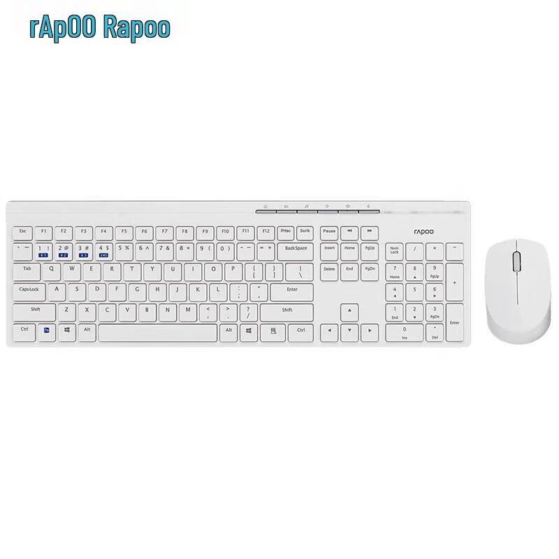 

Rapoo Multi-Mode Wireless Keyboard and Silent Mouse Combo