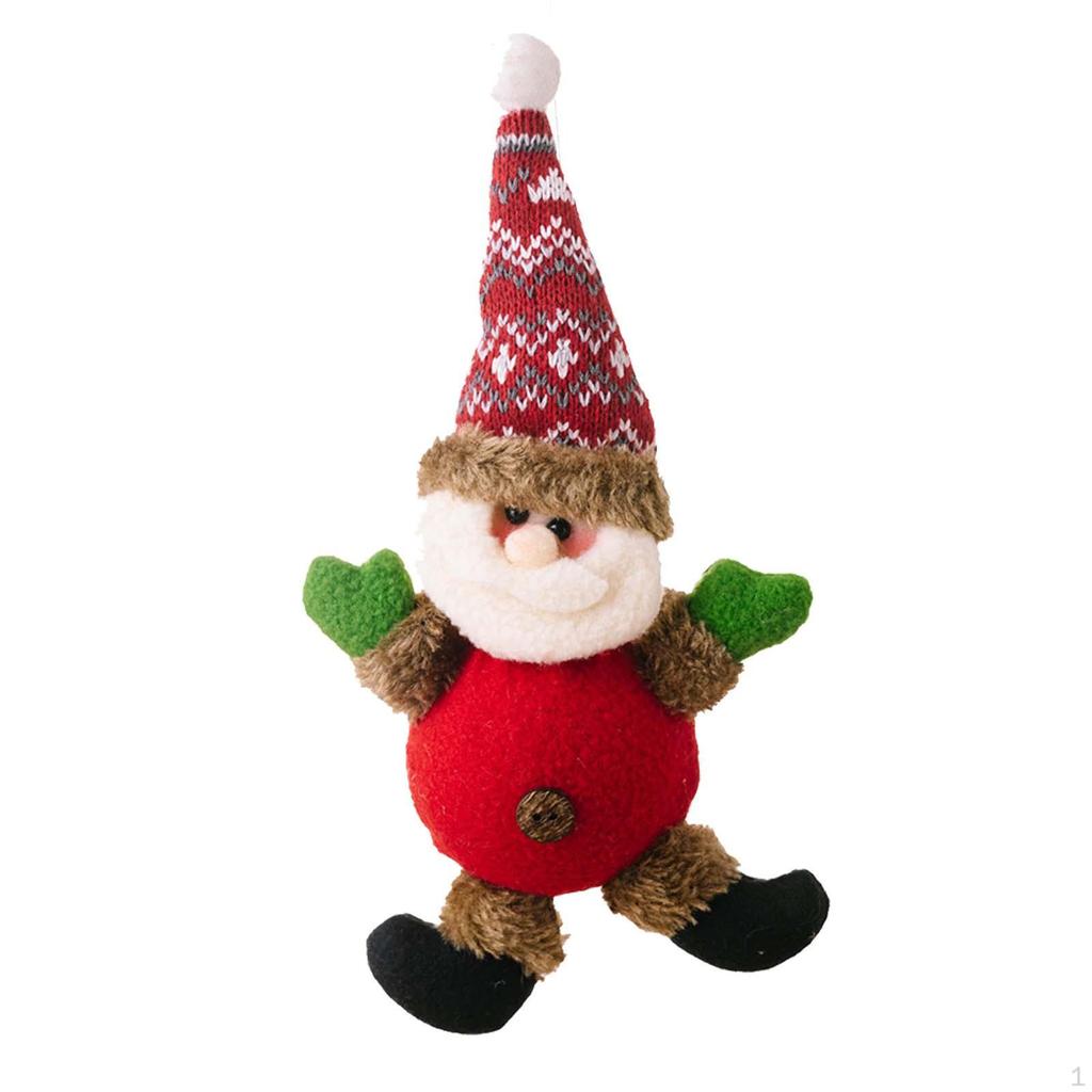 Christmas Tree Decorations Car Pendants with Lights Cartoon Photo Props Window Ornaments
