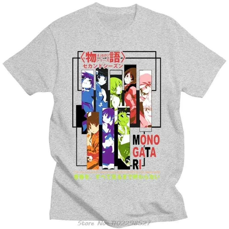 Fashion Women T-Shirt Japanese Manga Monogatari Series Graphic Print T S