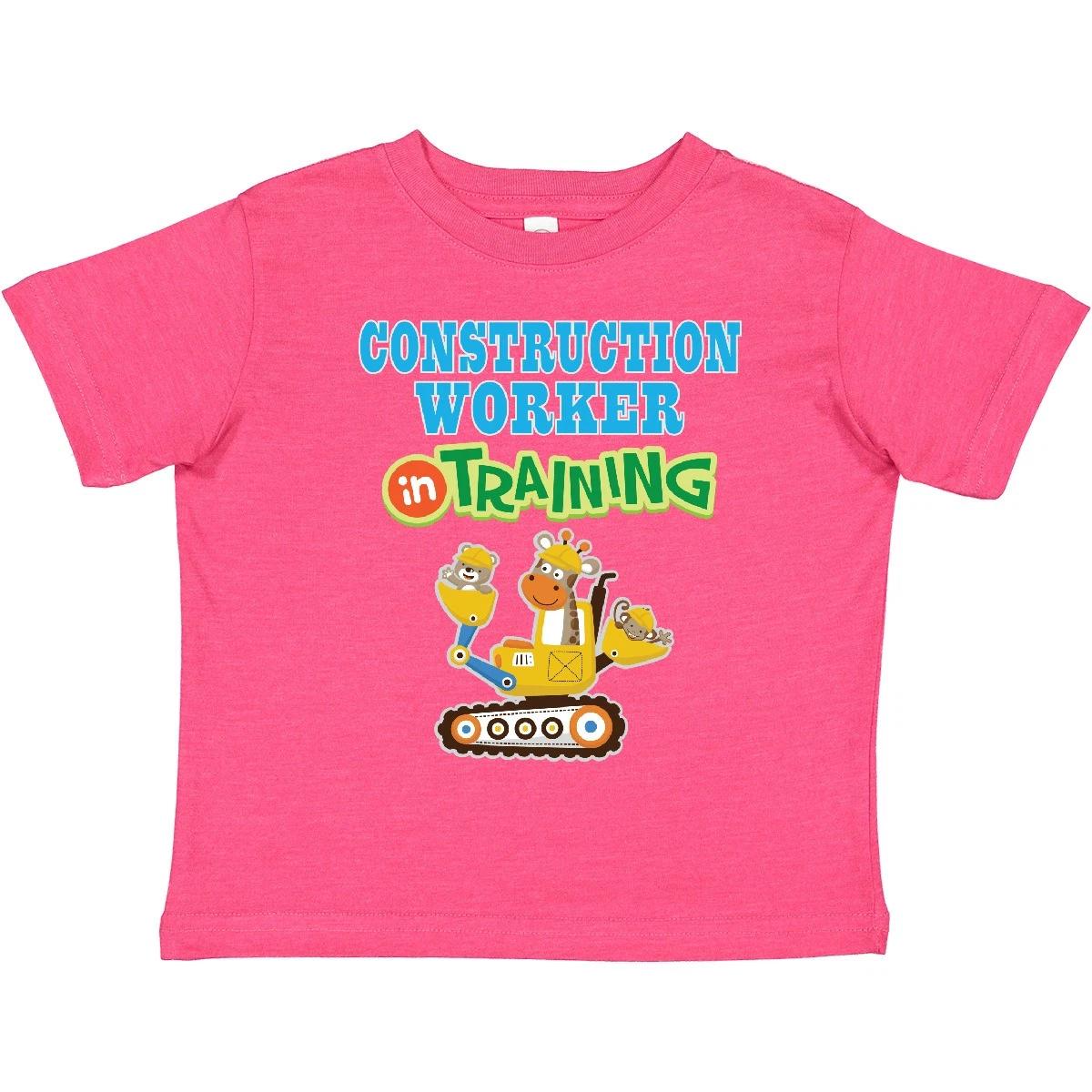Inktastic Construction Worker In Training Toddler T-Shirt Contruction Childs Kid 110