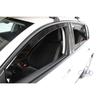 Déflecteurs d'air - J&amp;J AUTOMOTIVE - Heko - Fumé - Installation facile - Protection contre le vent