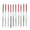 10Pcs Needle File Set Hardened Sturdy Durable Comfortable Handle Convenient Jewelry Files
