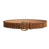 Fashionable Woven Belt Soft Adjustable PU Leather Waist Strap Fashionable Waist Sash For Casual Formal Outfits