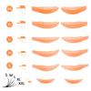 Libeauty Eyelash Lift Silicone Pads, Reusable Eyelash Perm Rod Size 5 Pairs, Lower Eyelash Pad 1 Pair, Eyelash Curling Pads, Lash Lifting Shields,