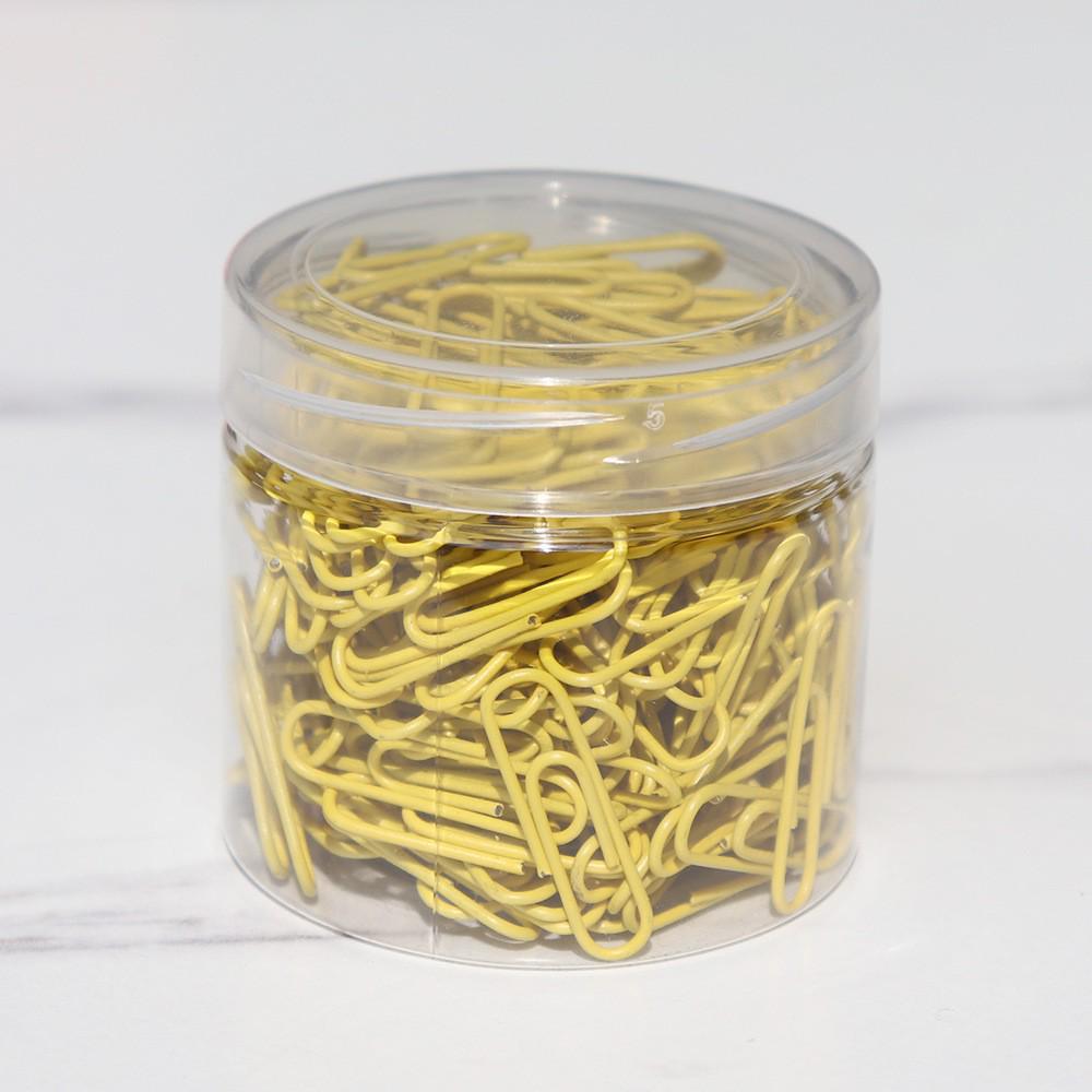 28mm Colored Nickel-Plated Anti-Rust Binder Clips and Paperclips in a Barrel Pack - Creative Office Stationery Bookmarks for Documents