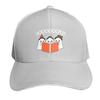 Booooks Halloween Ghost Reading Books Cap Fashion Casual Baseball Caps Adjustable Hat Hip Hop Summer Unisex Baseball Hats