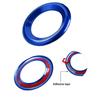 Decorations C Ircle Trims Loudspeaker Anodized Aluminum Car Door Audio Speaker Rings Trims for H Onda Civic 2016 2017 2018 2019
