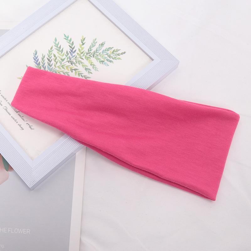 New Women Headband Wide Knitted Cotton Sport  Elastic Hair Bands Yoga Hairband Makeup Hair Hoop Vintag Headwrap Hair Accessories