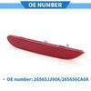 Bumper Reflector Compatible for Nissan Rogue 2014-2022, Durable ABS Plastic Red Rear Left Bumper Reflector Side Marker