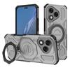 For Honor 400 Lite 5G Magnetic Case Rotating Metal Kickstand Shockproof PC+TPU Phone Back Cover