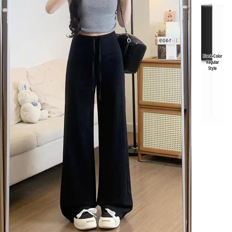 Spring Maternity Slim Fit Cashmere Pants - Drapey Wide Leg Extra Large