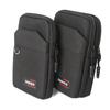 Riñonera de Nailon de Doble Capa para Exteriores Fanny Pack para Hombres Bolsillo para Teléfono Riñonera para Acampar y Caza Bolsos de Cinturón