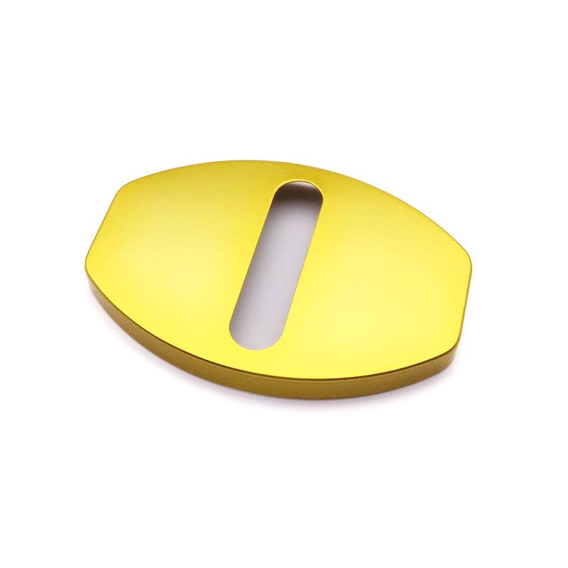 Tiguan, Touran, Teramont Car Door Lock Protective Anti-Rust Aluminum Cover - DIY Modification