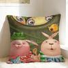 U-Usavich rabbit Pillow Cover  Morden Pillow Case For Living Room Bed Chair Custom Cushion Cover Gift