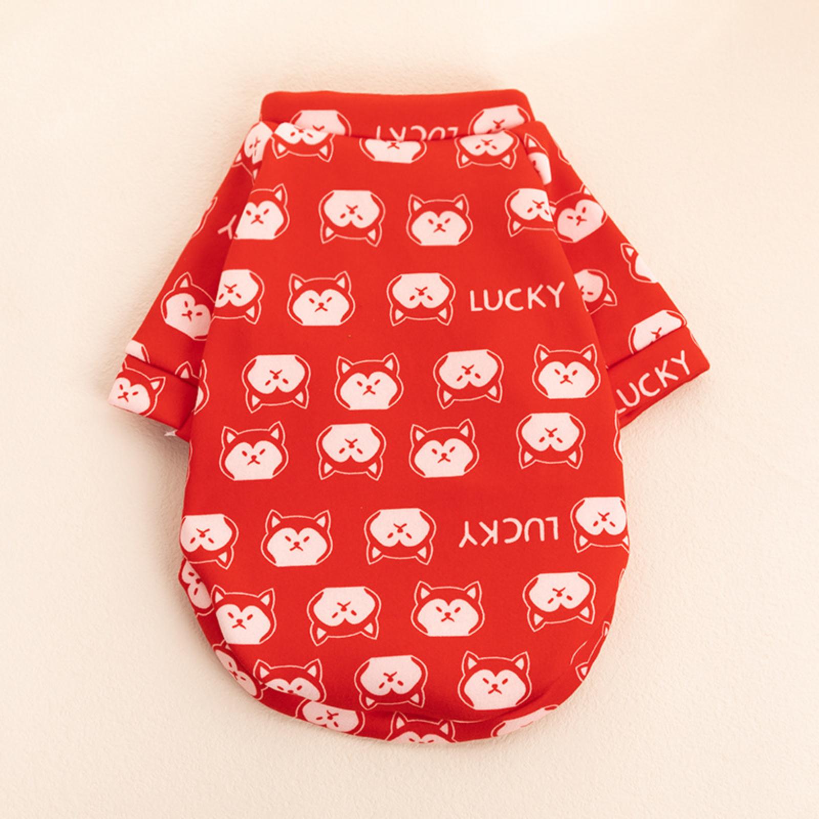 

Толстовка с изображением мультяшного питомца, плюс бархатный двуногий пуловер, одежда для собак L