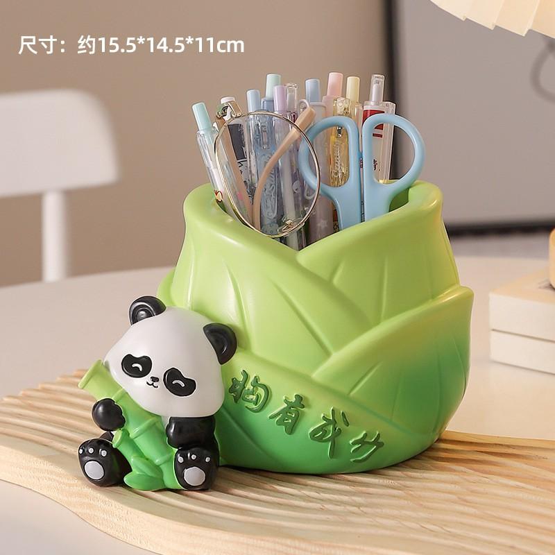 Funny Shark B Pen Holder Premium Resin Desk Organizer Cute Animal Decor Students Kids Gift