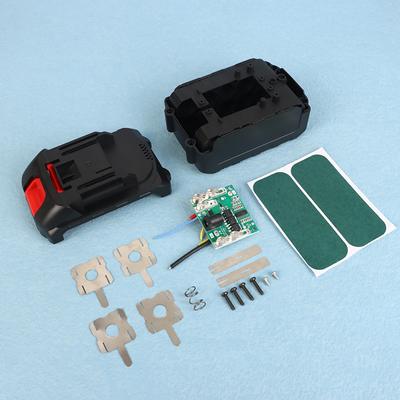 BMS 21V Power Tools Case Battery Storage Box For Wireless Electric Angle Grinder Cutting 18650 Battery Case No Battery Included