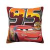 Custom Cartoon Lighting McQueen Pillow Case Living Room Decoration Modern Cute Cars Chair Cushion Square Pillowcase