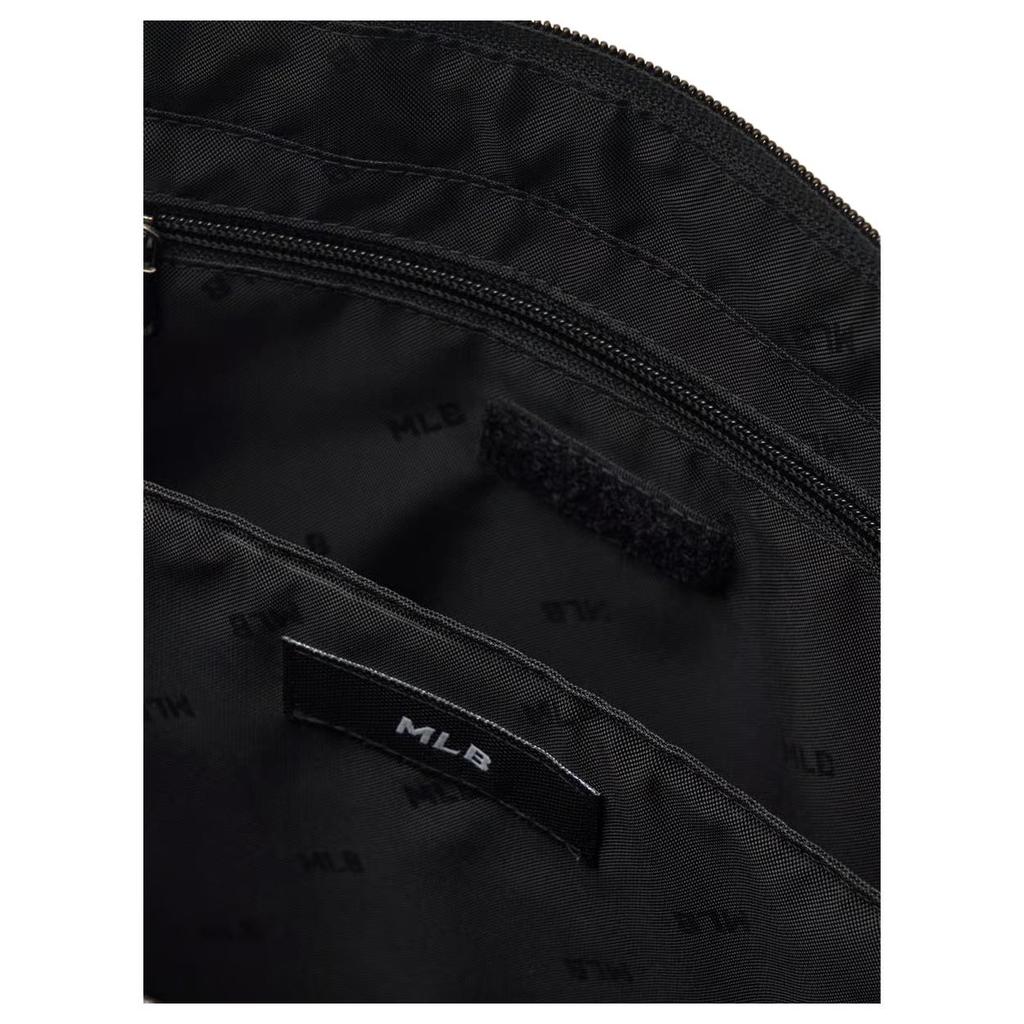 New MLB Nylon Shoulder Bag, Crossbody Bag, Handbag Regular Unisex Black 7ACRB074N-50BKS