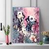 Pink Dalmatian Pattern  3pcs 100% Round Full Drill 5D DIY Diamond Painting Embroidery Cross Stitch Rhinestone Décor