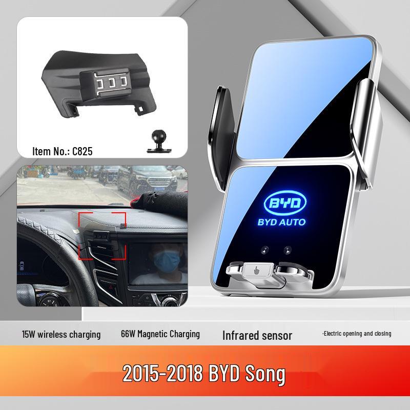 BYD Car Mobile Phone Holder for Dolphin, Qin PLUS, Han EV, Tang DMI, Song MAX, Yuan PRO, and E5