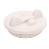 Water Cup Lid Cat Ear Shape Phone Holder Silicone Spill Proof Cover for 40oz Tumbler Cup Skin Color