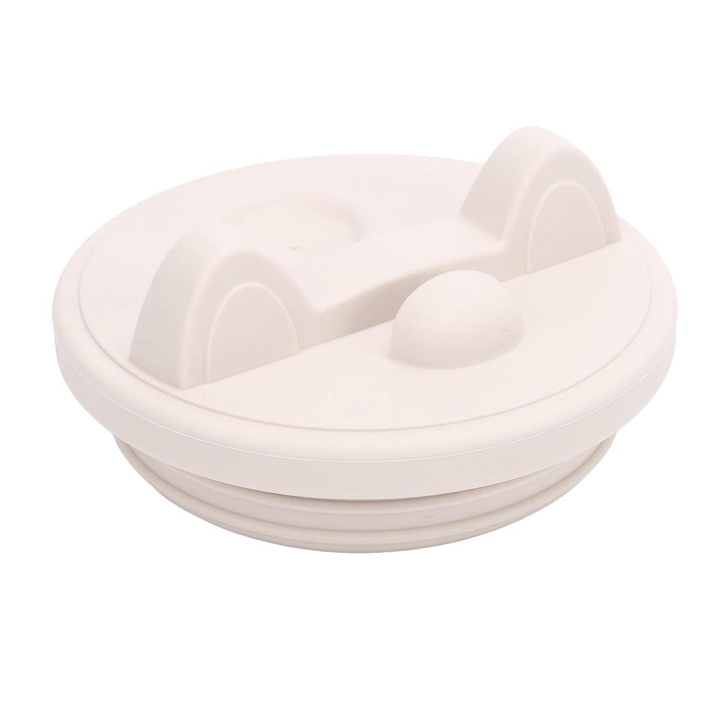 Water Cup Lid Cat Ear Shape Phone Holder Silicone Spill Proof Cover for 40oz Tumbler Cup Skin Color