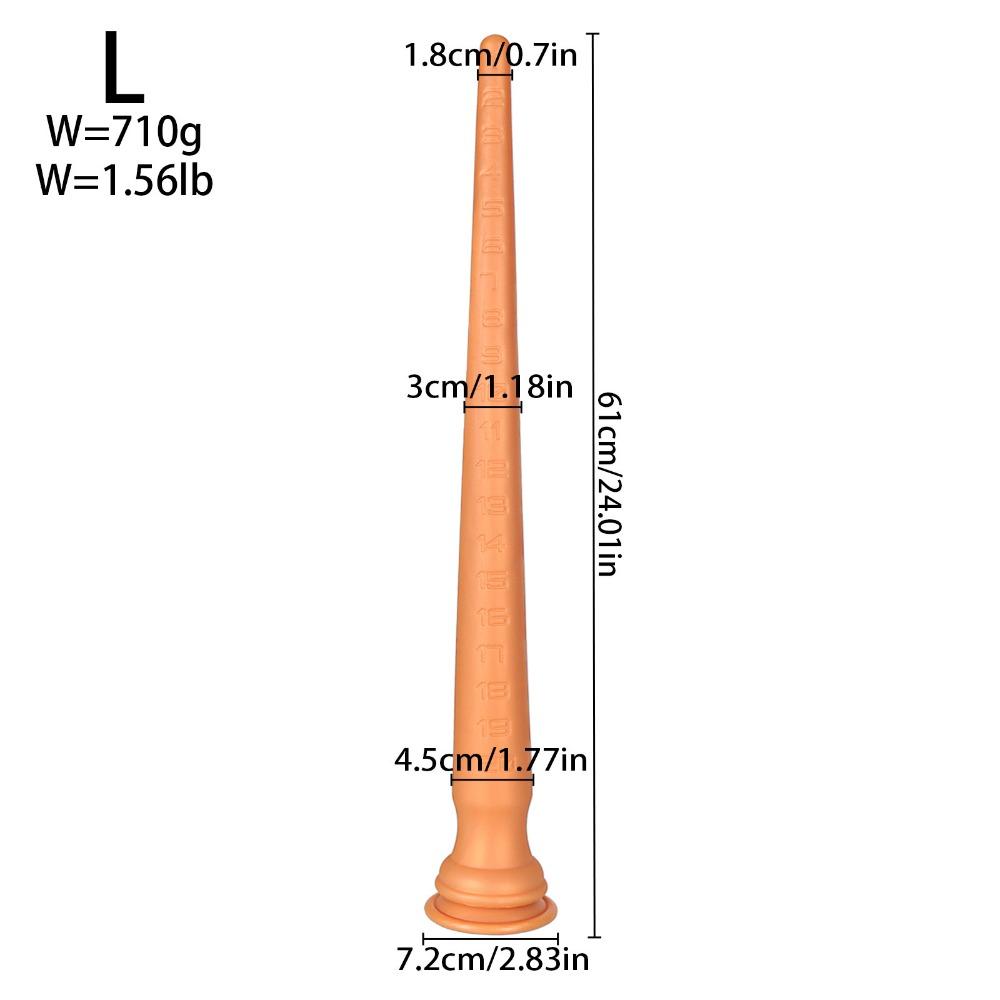Extra Long Silicone Tail Anal Plug with Scale Flexible Safety Soft Silicone Backside Relax Toy Adult Use