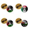 Premium Zinklegierung Palästina Flagge Brosche Anstecknadel Einzigartiges und stilvolles Accessoire für Taschen und Schmuck Großhandel