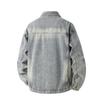 Washed Denim Jacket Top for Men, Denim Jacket for Men, Loose Jacket for Men