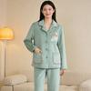 [Verschiedene Stile] Kompound-Imitations-Lammwoll-Pyjama Winter Samt Verdickt Pelz Integrierte Loungewear Hellrot