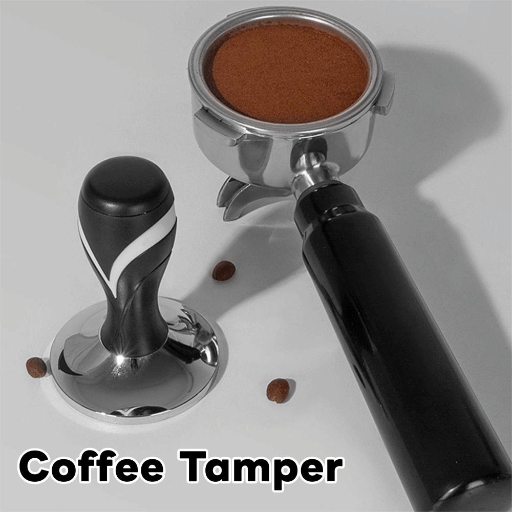 Flat Bottom Coffee Tamper Constant Pressure Coffee Leveler Espresso Distribution Tool  Barista Use