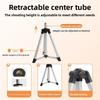 Aluminum Alloy Portable Smartphone Stand With Adjustable Tripod For Desktop Use