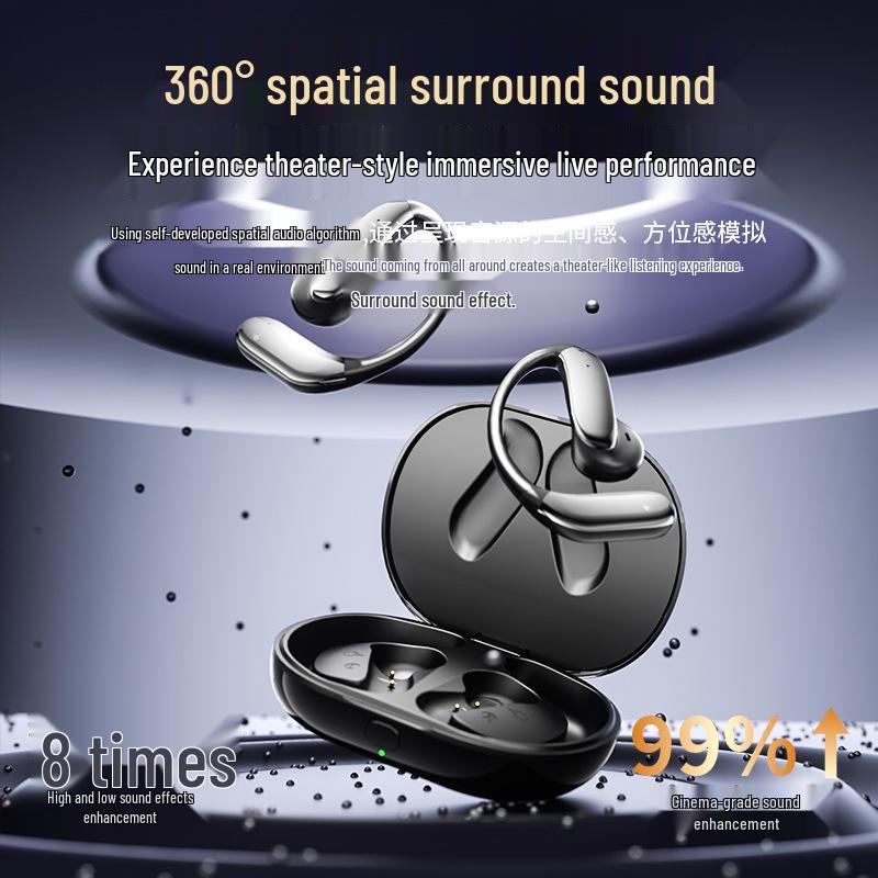 AI Smart Bluetooth Earbuds: Wireless Sports Earphones with Air Conduction & Long Battery Life