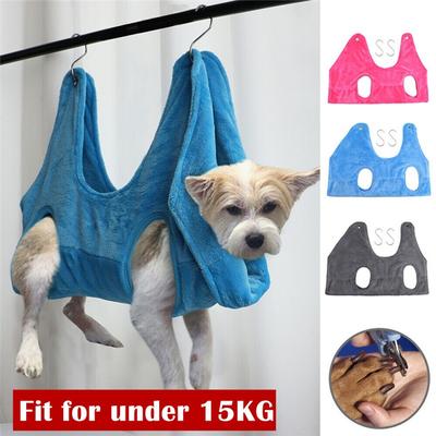 Pet Dog Cat Grooming Hammocks Helper Restraint Bag Puppy Dog Cat Nail Clip Trimming Bathing Bag