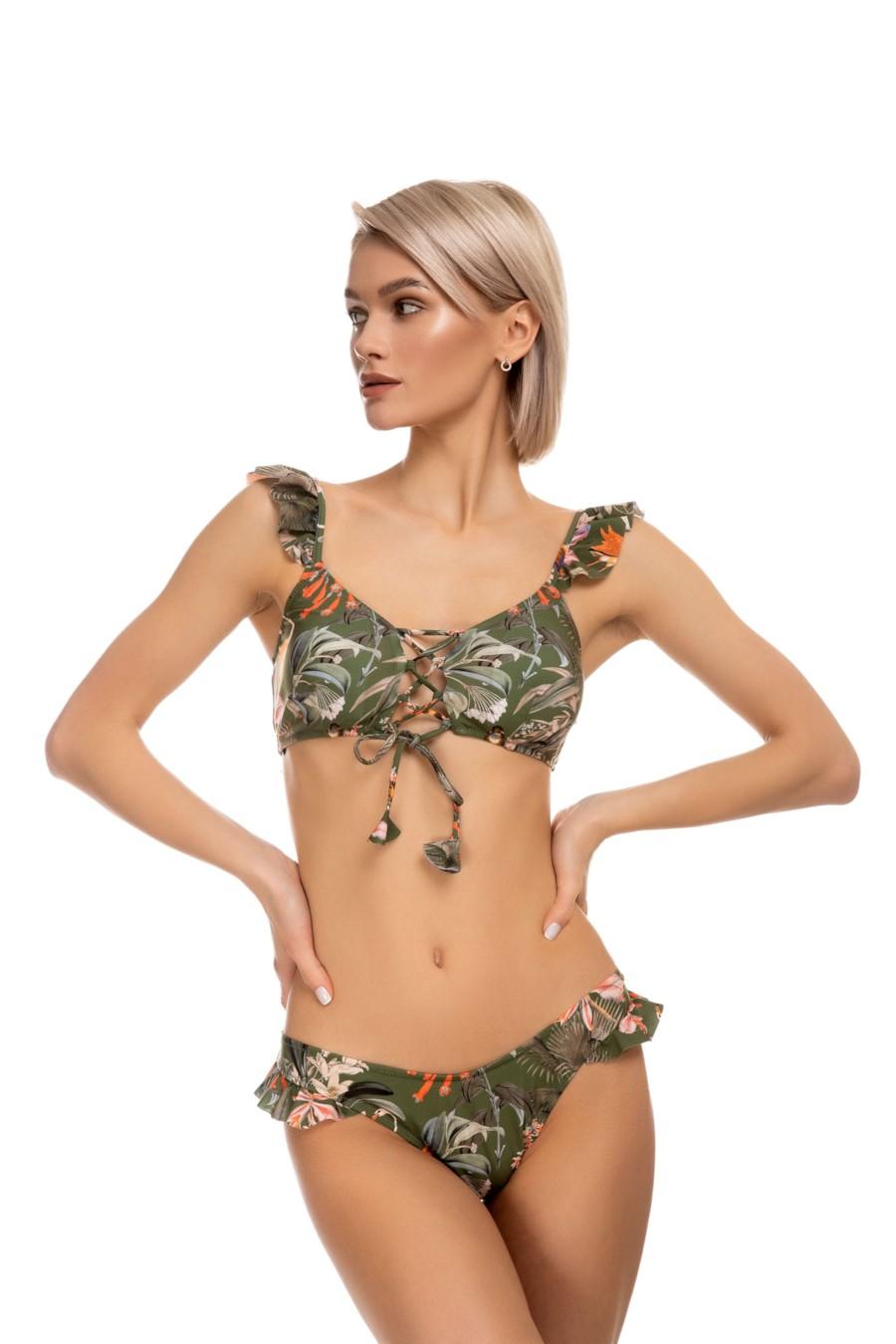 

Купальник с уплотнённой чашкой, плавки бразилиана Lida (61604) 42B/S різнокольорові кольору