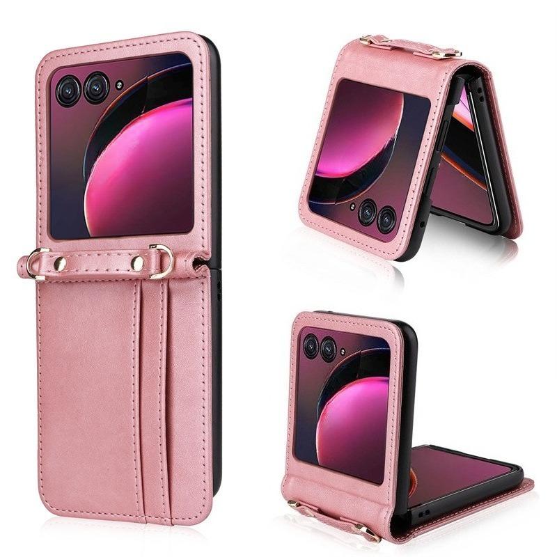 Phone Cases Motorola, Leather Cases with Integrated Lanyard & Card Slots