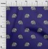 oneOone Cotton Flex Fabric Elephant Block Printed Craft Fabric BTY 40 Inch