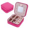 Compact Anti-Oxidation Jewelry Box with Mirror for Earrings, Rings & Accessories