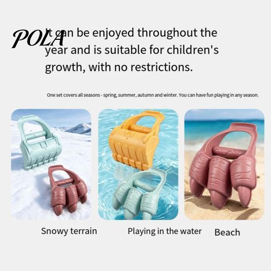 Toddler Digging Toys Sand Snow Claw Toy for Kids, 2-in-1 Dinosaur And Excavator Bucket Summer Winter Outdoor Shovel, Thick Plastic Beach Play Sensory