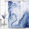 9 színű luxus kék márvány zuhanyfüggöny Modern Ombre szövet Akvarell zuhanyfüggöny fürdőszoba dekorációhoz