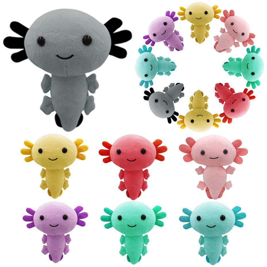 Kawaii Axolotl Plush Doll For Kids Soft And Cuddly Cartoon Character Toy Pillow
