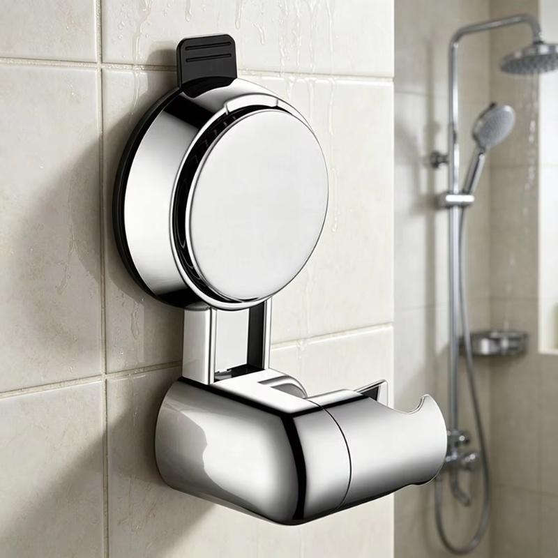 New Shower Head Supports 360° Adjustable Suction Cup Wall Mounted Handheld Shower Holder Punch-Free Bathroom Accessories