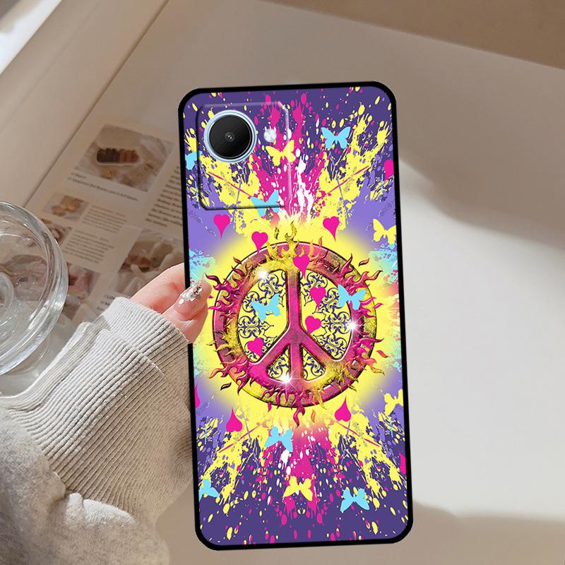 Psychedelic Art Peace For Realme GT 7 Pro 5 GT 6 6T C67 C61 C55 C53 C51 C21Y C25S C75 10 11 12 13 14 Pro Plus Case